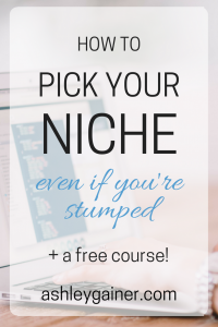 great advice for picking your writing niche, even if you have NO CLUE what it should be