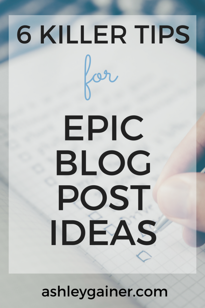 Never run out of blog post ideas again! Whether they're for freelance writing clients or your own blog, great ideas will skyrocket you. Click through to learn how to flex your idea muscle like whoa!