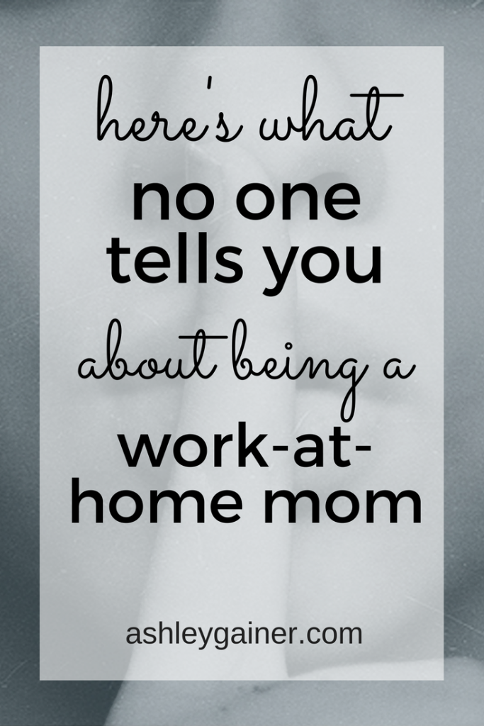 There's a dark side to being a work at home mom. Click through to find out what no one tells you about WAHM guilt and how to banish it for good.