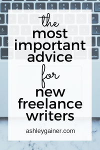 advice for new freelance writers