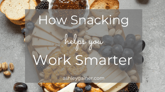 How snacking helps you work smarter