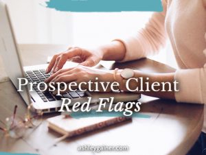 Prospective client red flags