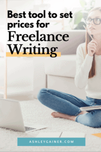 best tool to set prices for freelance writing