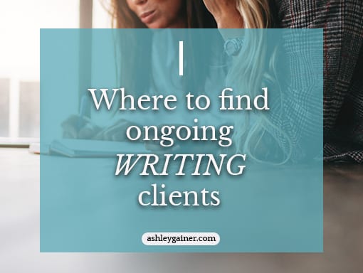 where to find ongoing writing clients