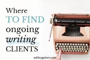 where to find ongoing writing clients