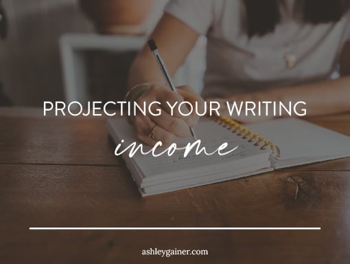 projecting your writing income
