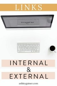 internal and external links