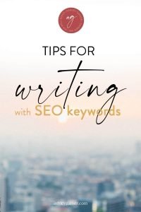 tips for writing with seo keywords