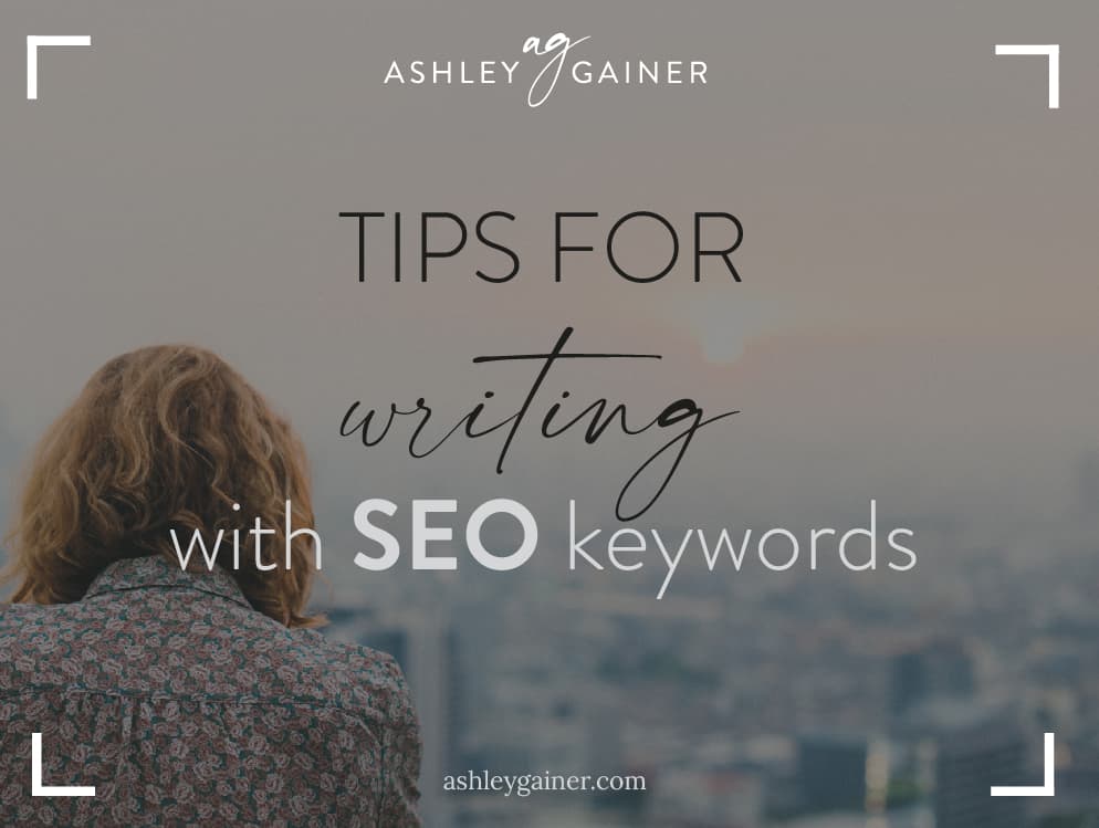tips for writing with seo keywords