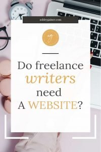 do freelance writers need a website?